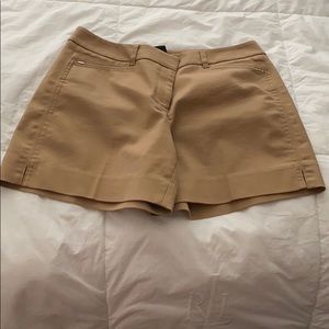 Caramel/Tan White and Black Market shorts